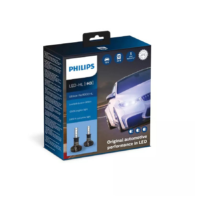 Комплект диодных ламп PHILIPS H3 11336U90CWX2 LED Ultinon Pro9000 +250% 12/24V Комплект диодных ламп PHILIPS H3 11336U90CWX2 LED Ultinon Pro9000 +250% 12/24V