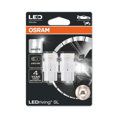 Автолампа диоды OSRAM 7505DWP-02B W21W/T20 2W 6000K 12V Автолампа диоды OSRAM 7505DWP-02B W21W/T20 2W 6000K 12V