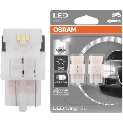 Автолампа діоди OSRAM 7515DWP-02B W21/5W 6000K 12V Автолампа діоди OSRAM 7515DWP-02B W21/5W 6000K 12V