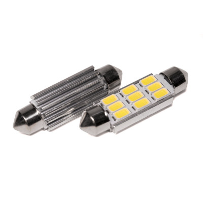 Светодиодная лампа StarLight T11 9 диодов 5630 1.5W 12V WHITE / 41mm / мультиполярная Светодиодная лампа StarLight T11 9 диодов 5630 1.5W 12V WHITE / 41mm / мультиполярная