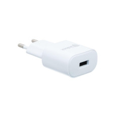 Мережеве заряджання Inkax CD-27 2.1A 1 USB + кабель Type C Білий