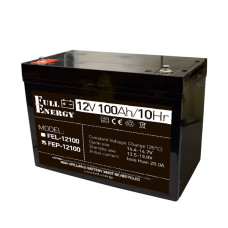 Акумулятор 12В 100 Ач для ДБЖ Full Energy FEP-12100