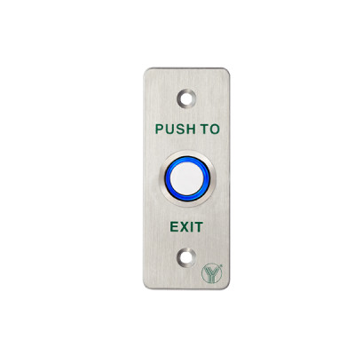 Кнопка выхода Yli Electronic PBK-814A(LED) с LED-подсветкой