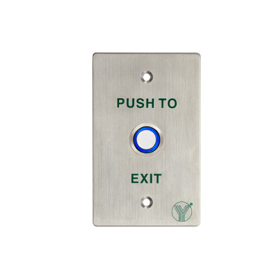 Кнопка выхода Yli Electronic PBK-814D(LED) с LED-подсветкой