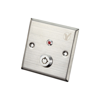 Кнопка выхода с ключом Yli Electronic YKS-850LM для системы контроля доступа Кнопка выхода с ключом Yli Electronic YKS-850LM для системы контроля доступа