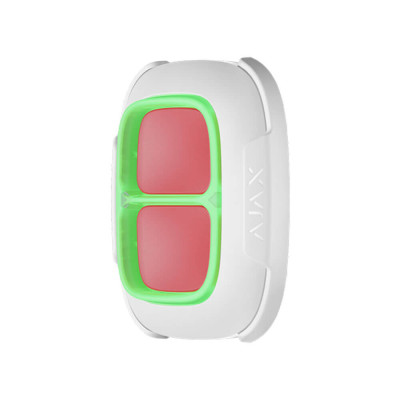 Беспроводная экстренная кнопка Ajax DoubleButton white с защитой от случайных нажатий Беспроводная экстренная кнопка Ajax DoubleButton white с защитой от случайных нажатий