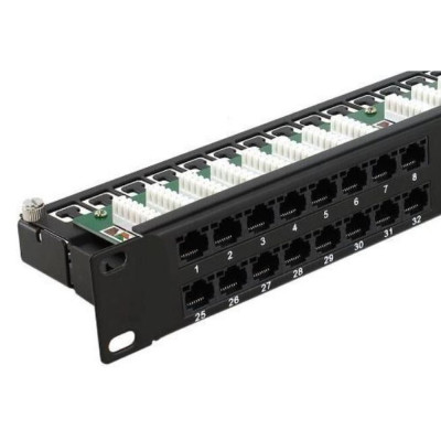 Патч-панель Hypernet 48 портів UTP кат.5е 19 Патч-панель Hypernet 48 портів UTP кат.5е 19