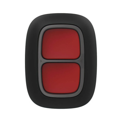 Беспроводная экстренная кнопка Ajax DoubleButton black с защитой от случайных нажатий