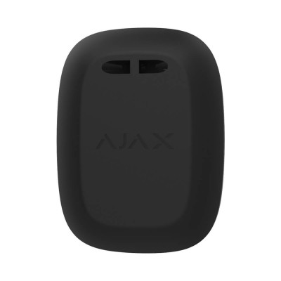 Бездротова екстрена кнопка Ajax DoubleButton black із захистом від випадкових натискань