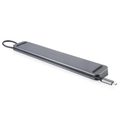 Концентратор REAL-EL CQ-1000 USB3.0х3/USB-C/HDMI/VGA/RJ45/SD/TF/3.5 mm audio, 0.4m, Space Grey Концентратор REAL-EL CQ-1000 USB3.0х3/USB-C/HDMI/VGA/RJ45/SD/TF/3.5 mm audio, 0.4m, Space Grey