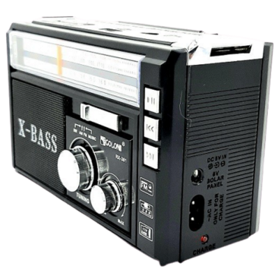 Радиоприемник GOLON RX-381 USB+SD Черный