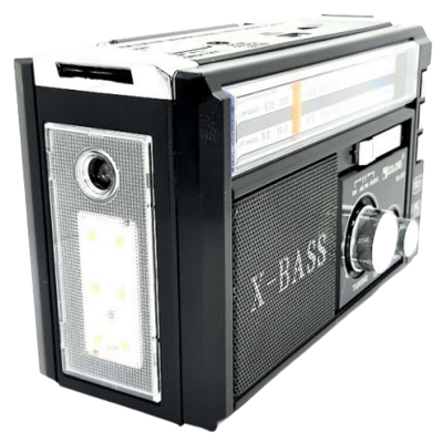 Радіоприймач GOLON RX-381 USB+SD Чорний Радіоприймач GOLON RX-381 USB+SD Чорний