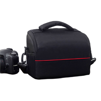 Фотосумка универсальная к фотоаппарату Canon EOS Nikon Sony с ремнем Черный (IBF055BR)