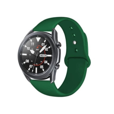 Ремешок BeWatch для Samsung Galaxy Watch 42 | 3 41mm | Active | Active 2 силиконовый 20мм Зеленый (1010306)