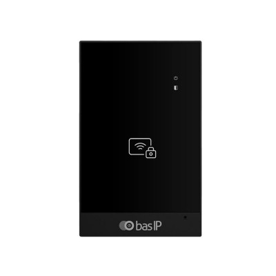 Зчитувач з контролером Bas-IP CR-02BD black з технологією UKEY