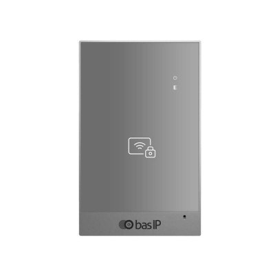 Зчитувач з контролером Bas-IP CR-02BD silver із технологією UKEY