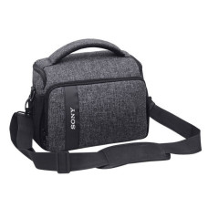 Сумка до фотоапарата Sony α + дощовик Сірий із чорним (IBF059SB)