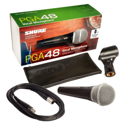 Мікрофон вокальний Shure PGA48-XLR Мікрофон вокальний Shure PGA48-XLR