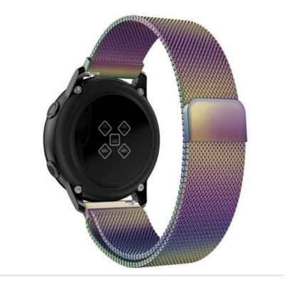 Ремешок BeWatch для Samsung Galaxy Watch 46 | 3 45mm | Gear S3 миланская петля 22мм Milanese loop Браслет Хамелеон (1020229)