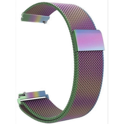 Ремешок BeWatch шириной 22мм миланская петля Milanese loop Браслет для часов универсальный Хамелеон (1020229)