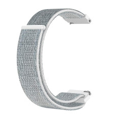 Ремешок BeWatch нейлоновый липучка 22мм для Samsung 3 45mm Белый (1021311)