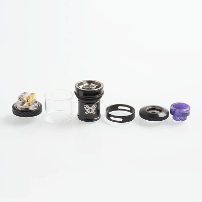 Атомайзер для вейпа Dead Rabbit RTA 25mm 4.5ml Black (am367-hbr)