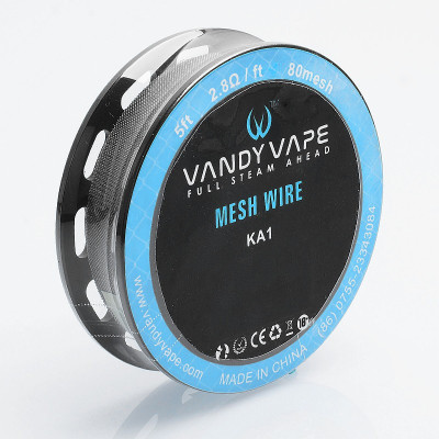 Катушка сетки Vandy Vape Mesh Wire DIY Kanthal 1 80 mesh (bs035-hbr) Катушка сетки Vandy Vape Mesh Wire DIY Kanthal 1 80 mesh (bs035-hbr)