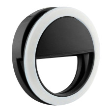 Кольцо для селфи с подсветкой selfie light Black (my006-hbr)