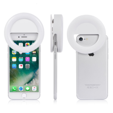Кольцо для селфи с подсветкой Selfie Ring White (my004-hbr)