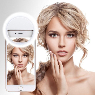 Кольцо для селфи с подсветкой Selfie Ring White (my004-hbr) Кольцо для селфи с подсветкой Selfie Ring White (my004-hbr)