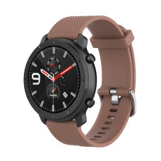 Ремешок силиконовый 20мм для Amazfit BIP | Bip Lite | Bip U / Pro/ Mini | GTS | GTS 2 (E) | GTR 42 BeWatch GT Коричневый (1011406)