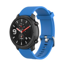 Ремешок силиконовый 20мм для Amazfit BIP | Bip Lite | Bip U / Pro/ Mini | GTS | GTS 2 (E) | GTR 42 BeWatch GT Голубой (1011418)