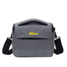 Сумка для фотоапарата Nikon D протиударний чохол Сірий із чорним (IBF063SB)