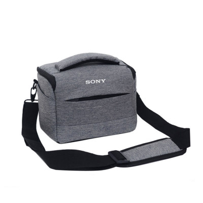 Сумка для фотоаппарата Sony α противоударный чехол Sony Alpha Серый с черным (IBF064SB) Сумка для фотоаппарата Sony α противоударный чехол Sony Alpha Серый с черным (IBF064SB)