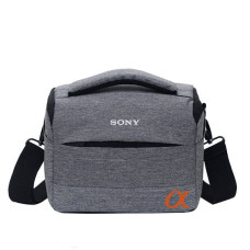 Сумка для фотоапарата Sony α протиударний чохол Sony Alpha Сірий із чорним (IBF064SB1)
