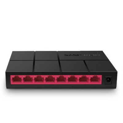 Коммутатор на 8 портов MERCUSYS 10/100/1000/MS108G 8xGE Черный