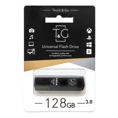 Флеш-накопитель USB3.0 128GB T&G 121 Vega Series Black (TG121-128GB3BK) Флеш-накопитель USB3.0 128GB T&G 121 Vega Series Black (TG121-128GB3BK)