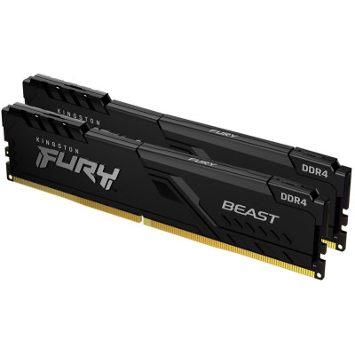 Модуль памяти DDR4 2x16GB/3600 Kingston Fury Beast Black (KF436C18BBK2/32) Модуль памяти DDR4 2x16GB/3600 Kingston Fury Beast Black (KF436C18BBK2/32)