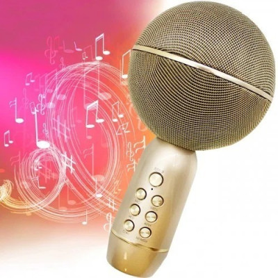 Беспроводной караоке микрофон Bluetooth Kikiyasocks Xo Hi-Fi Yaso 08YS MP3-плеер Золотистый Беспроводной караоке микрофон Bluetooth Kikiyasocks Xo Hi-Fi Yaso 08YS MP3-плеер Золотистый
