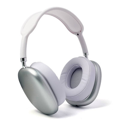 Полноразмерные беспроводные Bluetooth наушники-гарнитура с аккумулятором Macaron MP90 с MP3 плеером/AUX/microSD Серебро Полноразмерные беспроводные Bluetooth наушники-гарнитура с аккумулятором Macaron MP90 с MP3 плеером/AUX/microSD Серебро