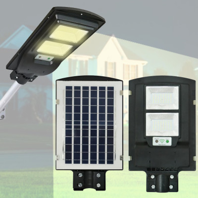 Уличный светильник на солнечной батарее с датчиком движения Solar Street Light 2VPP фонарь на столб 90W Уличный светильник на солнечной батарее с датчиком движения Solar Street Light 2VPP фонарь на столб 90W
