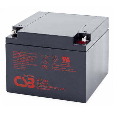 Аккумуляторная батарея AGM CSB GP12260 12V 26Ah