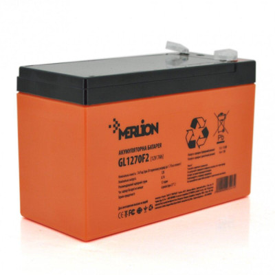 Аккумуляторная батарея GEL Merlion GL1270F2 12 V 7 Ah