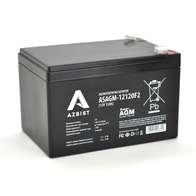Акумуляторна батарея AZBIST Super AGM ASAGM-12120F2 12V 12Ah