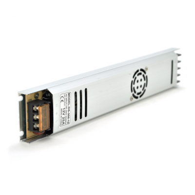 Импульсный блок питания NRU DS-300-12 12В 25А (300Вт) SLIM
