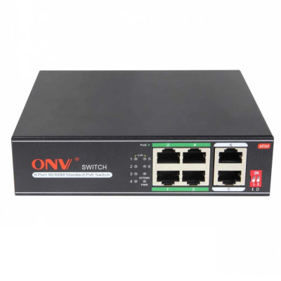 PoE коммутатор ONV ONV-H1064PLD (4xPOE, 2xLAN)