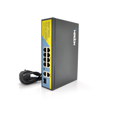 PoE коммутатор Merlion BT-D60110FE (8xPOE, 2xLAN, 1xSFP)