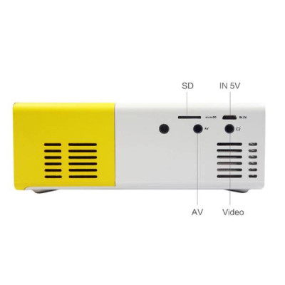 Проектор карманный No Brand Panorama Yellow + PowerBank 2600mah Проектор карманный No Brand Panorama Yellow + PowerBank 2600mah