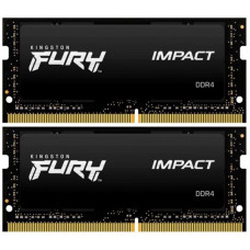 Модуль памяти Kingston Fury Impact SO-DIMM 2x32GB/3200 DDR4 (KF432S20IBK2/64)
