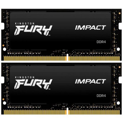 Модуль памяти Kingston Fury Impact SO-DIMM 2x32GB/3200 DDR4 (KF432S20IBK2/64)